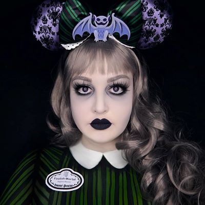Welcome, foolish mortals, to the Haunted Mansion.. I am your Ghost Host Cass! A  halloween makeup I did back in 2020